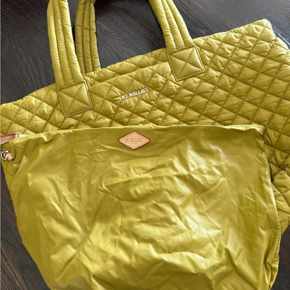 NWOT MZ Wallace Medium Deluxe Metro Tote in Ochre - Picture 7 of 7
